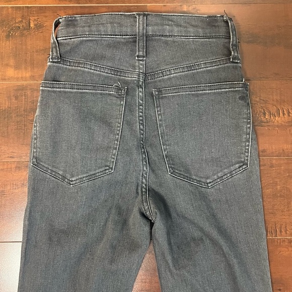 MADEWELL Denim Roadtripper Skinny Flare Black Jeans High Rise Size 23 - Picture 9 of 13